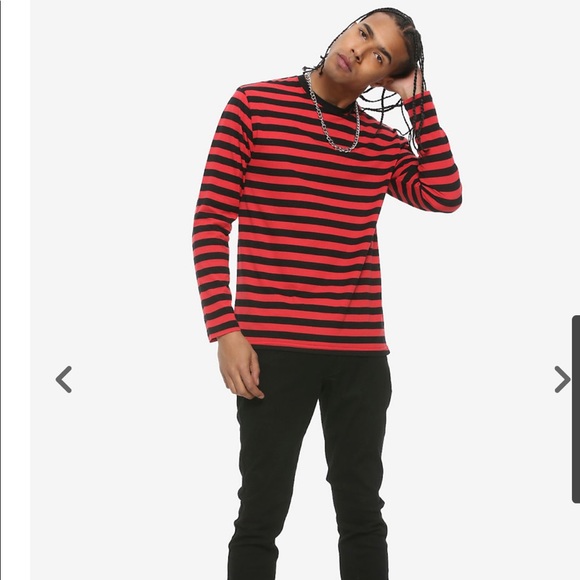 striped shirt hot topic